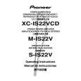 PIONEER IS-22VCD/DLXJ/NC Manual de Usuario