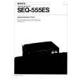SONY SEQ-555ES Manual de Usuario