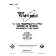 WHIRLPOOL SF5140ERW1 Catálogo de piezas