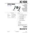 SONY ACVQ50 Manual de Servicio