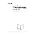 SONY SSM-930 Manual de Servicio