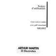 ARTHUR MARTIN ELECTROLUX MG1082 Manual de Usuario