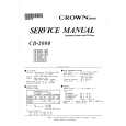 CROWN CD2000 Manual de Servicio