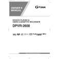 FUNAI DPVR-2600 Manual de Usuario