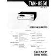 SONY TAN-8550 Manual de Servicio