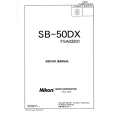 NIKON SB-50DX Manual de Servicio