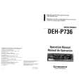 PIONEER DEHP736 Manual de Usuario PIONEER DEHP736 Manual de Usuario