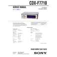 SONY CDXF7710 Manual de Servicio