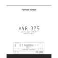 HARMAN KARDON AVR325 Manual de Usuario HARMAN KARDON AVR325 Manual de Usuario