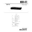 SONY MXK411 Manual de Servicio
