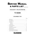 CASIO TV600B Manual de Servicio