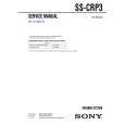 SONY SSCRP3 Manual de Servicio