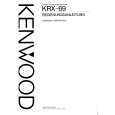 KENWOOD KRX69 Manual de Usuario