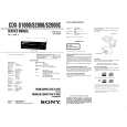 SONY CDXS2000C Manual de Servicio