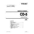 TEAC CD5 Manual de Servicio
