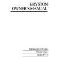 BRYSTON BP1.5 Manual de Usuario
