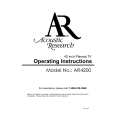 ACOUSTIC RESEARCH AR4200 Manual de Usuario ACOUSTIC RESEARCH AR4200 Manual de Usuario