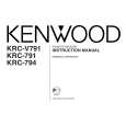 KENWOOD KRC-V791 Manual de Usuario