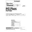PIONEER PDF605 Manual de Servicio