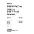 SONY HDS-7100 Manual de Servicio