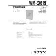 SONY WMEX615 Manual de Servicio