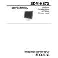 SONY SDM-HS73 Manual de Servicio