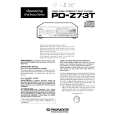 PIONEER PD-Z73T/SD Manual de Usuario