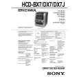 SONY HCDDX7/J Manual de Servicio