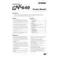 YAMAHA EMX640 Manual de Usuario