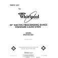WHIRLPOOL RF3010XVW1 Catálogo de piezas