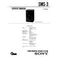 SONY SMS-3 Manual de Servicio