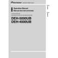 PIONEER DEH-4000UB/XS/EW5 Manual de Usuario
