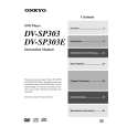 ONKYO DVSP303E Manual de Usuario