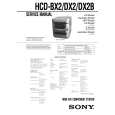 SONY HCDBX2 Manual de Servicio