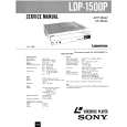 SONY LDP-1500P Manual de Servicio