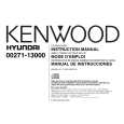 KENWOOD 00271-13000 Manual de Usuario