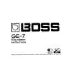 BOSS GE-7 Manual de Usuario