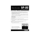 BOSS GP-20 Manual de Usuario