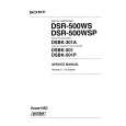 SONY DSBK-501P VOLUME 2 Manual de Servicio