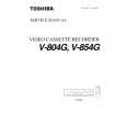 TOSHIBA V-804G Manual de Servicio