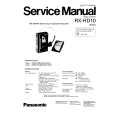 PANASONIC RXHD10 Manual de Servicio