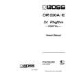 BOSS DR-220E Manual de Usuario