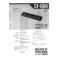 SONY SX-6300 Manual de Servicio