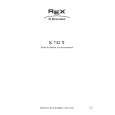 REX-ELECTROLUX K742X 01G Manual de Usuario