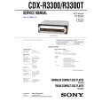 SONY CDX-R3300T Manual de Servicio