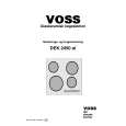 VOSS-ELECTROLUX DEK2450-AL VOSS/HIC- Manual de Usuario
