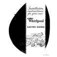 WHIRLPOOL RJE3750W1 Manual de Instalación