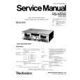 TECHNICS RSM202 Manual de Servicio