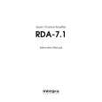 INTEGRA RDA7.1 Manual de Usuario