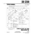 SONY XR-3209 Manual de Servicio